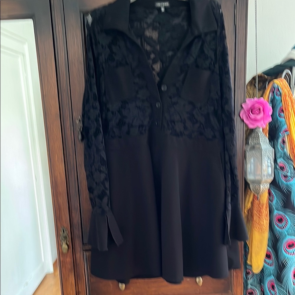 Elegant Black Lace Dress